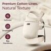 Momcozy Baby Carrier with Natural Cotton Linen - 3 of 4
