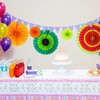 Big Mo's Toys Paper Fans - Green, Yellow and Orange - 3 of 3