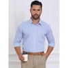 INSPIRE CHIC Men's Long Sleeve Point Collar Long Sleeve Patterned Shirt - 4 of 4