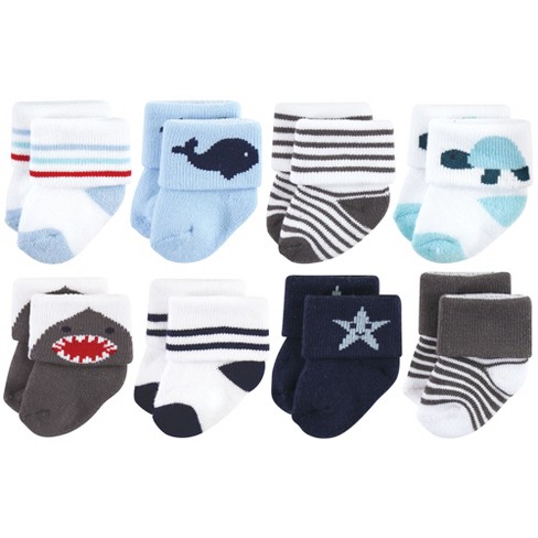 Luvable Friends Baby Unisex Newborn And Baby Socks Set, Safari, 0-3 Months  : Target