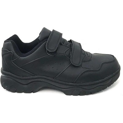 Мужские Bangka Men's Sneakers Comfort Walking Hook-and-Loop Work Shoes, Black-10 — фото 2