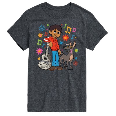 Coco Miguel Y Dante Short Sleeve Graphic T-Shirt - Heather Charcoal - 4X Big and Tall