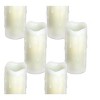 LED Dripping Wax Pillar Candles – 4"H – Flameless Home Decor Set of 6 By Melrose - 2 of 3