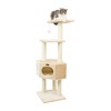 Armarkat 3 Tier Real Wood Cat Tree, Armarkat Scratch furniture A5201, Beige - 4 of 4