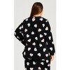 Avenue Women's Plus Size Button Up Fleece Top - 3 of 4