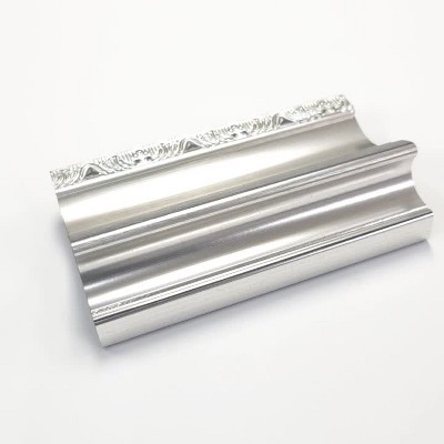 Parlor Silver Rectangular Beveled Bathroom Vanity Mirror