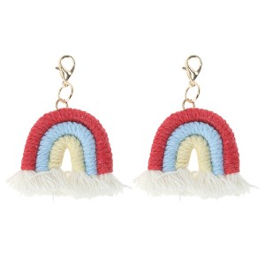 Unique Bargains Rainbows Shoelace Charms 1 Pair - 1 of 4