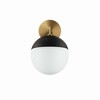 Modway Stellar Wall Sconce – 1-Light Fixture with Dome Shade and Brass Finish, Mid-Century Modern Style - 4 of 4