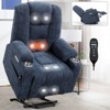 CLIHOME Large Power Lift Recliner Chair with Massage & Heat, Overstuffed Wide Recliners, Heavy Duty Motion Mechanism with USB & Type C Ports - 2 of 4