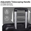 3 Piece Hardshell Luggage Suitcase Sets Hardside Carryon Luggage Set With 360 Degree Spinner Wheels For Travel (20"/24"/28") - 4 of 4