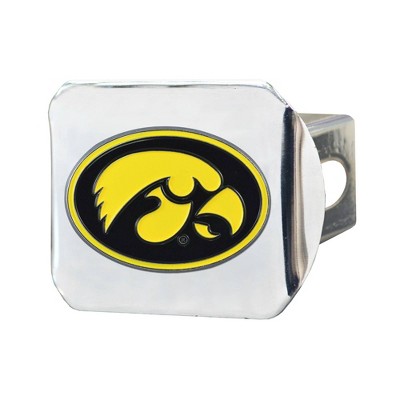 NCAA University of Iowa Hawkeyes Metal Emblem Hitch Cover