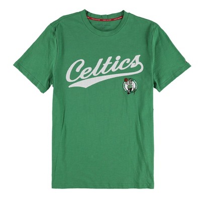 Tommy Hilfiger Mens Boston Celtics Graphic T-Shirt, Green, Medium