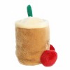 Aurora Mini Chewy Festive Boba Palm Pals Festive Stuffed Animal Brown 4.5" - 3 of 4