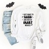 Simply Sage Market Women's Graphic Sweatshirt Bake And Watch Scary Movies - 2 of 2