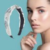 Unique Bargains Fashion Hosta Flower Pattern Headbands 1 Pc - 2 of 4