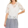 Women's Lace of My Heart Top - Hailey & Co - 2 of 4