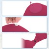 Unique Bargains Inflatable Travel Pillow Press to Inflate for Airplane Train Office - 4 of 4