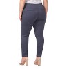 Rekucci Curvy Woman Ease into Comfort Skinny Pants with Tummy Control | Pull-On Stretch Work Pants - 3 of 3