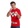 Power Rangers Ranger Men's Black Crew Neck Short Sleeve Cosplay Tee - 3 of 4