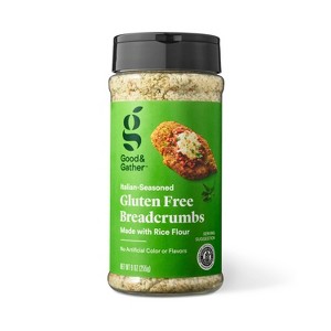 Italian Seasoned Gluten Free Bread Crumbs - 9oz - Good & Gather™ - 1 of 3