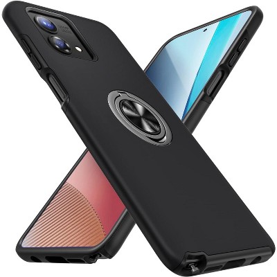 Entronix Case Compatible with Moto G Play 2024 - 360° Circular Ring Gripstand