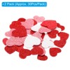 Unique Bargains Colorful Heart Self-Adhesive Glitters Home Decor Card DIY Foam Stickers - 2 of 4