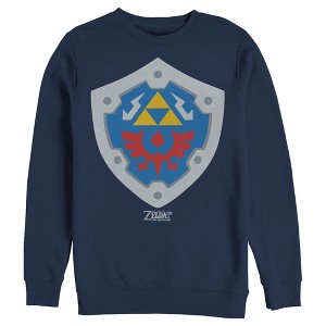Men's Nintendo Legend of Zelda Link's Awakening Hylian Shield Sweatshirt - 1 of 3