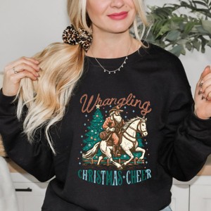 Simply Sage Market Wrangling Christmas Cheer Sweatshirt - 1 of 4