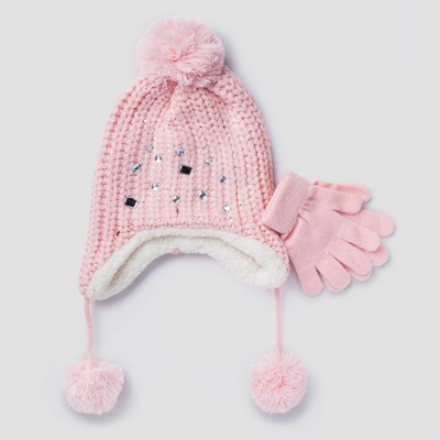 pink toddler gloves