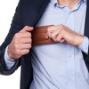 Alpine Swiss Harper Mens RFID Money Clip Wallet Minimalist Slim ID Card Holder Front Pocket Wallet Leather - 3 of 4