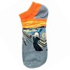 Munch's Scream Famous Art Ankle Socks from the Sock Panda  (Women's or Men's Sizes) - 3 of 3