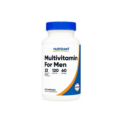 Nutricost Multivitamin for Men 120 Capsules - Vitamins and Minerals for The Healthy Man