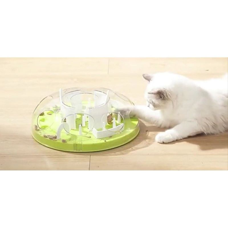 MPM Play Cat Treat Puzzle, Digger Interactive Pet Toy, Slow Eating Maze Food Bowl, Cat Feeder, For Use With Dry Kibble And Treats, 3 of 6