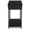 Signature Design by Ashley Gemmet Accent Table with Wireless & USB Charging, Black - 4 of 4