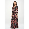 WEST K Women's Grace Faux-Wrap Maxi Dress with Tie Waist - image 2 of 4