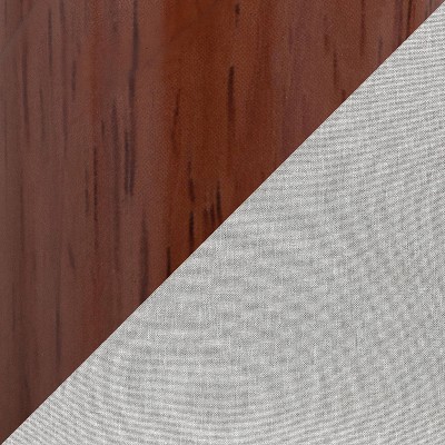 Mid-Century Modern 5-Piece Glass Top Dining Set with Gray Chairs