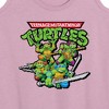 Women's - Teenage Mutant Ninja Turtles - Gaming Group And Logo Graphic Racerback Tank - 2 of 4