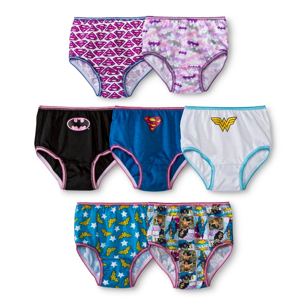 UPC 045299014710 - Toddler Girls' 7 Pack Justice League Panty 4T