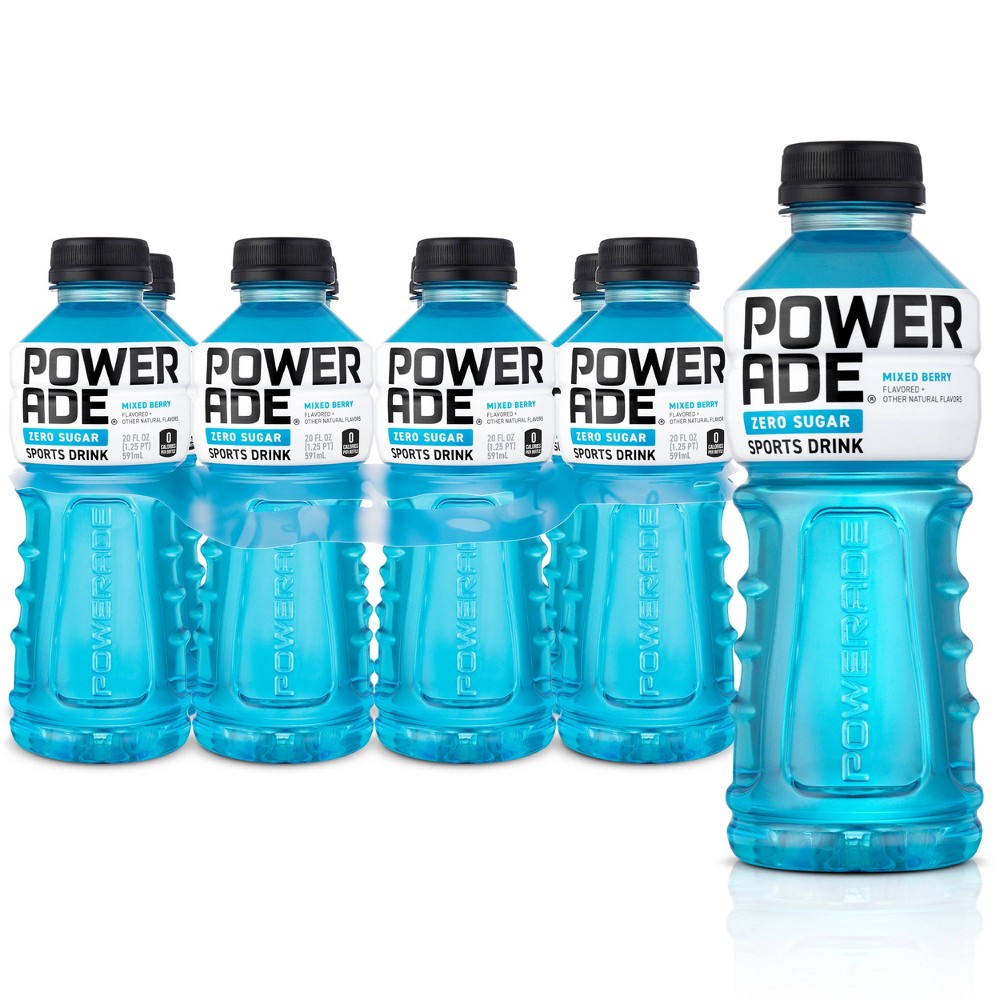 GTIN 049000050752 product image for POWERADE Zero Mixed Berry Sports Drink - 8pk/20 fl oz Bottles | upcitemdb.com