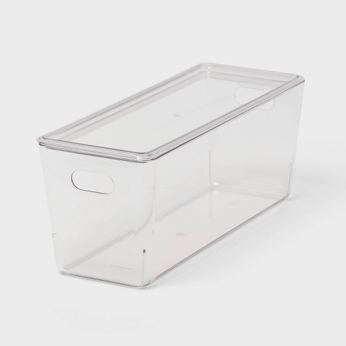 5l Stacking Clear Bin With Lid - Brightroom™ : Target