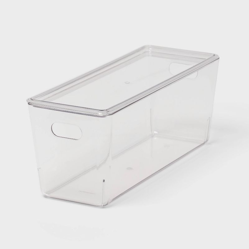 5L Stacking Clear Bin with Lid - Brightroom&#8482;, 1 of 5