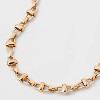 Bar Chain Necklace - A New Day™ Gold - 4 of 4