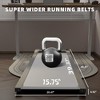 Naysaye Treadmill with Compact Design Supports 242lbs Capacity for Home Office Fitness, Black, 49.2"*20.47"*4.92" - 4 of 4