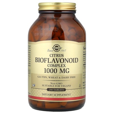Solgar Citrus Bioflavonoid Complex, 1,000 mg, 250 Tablets