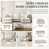 YOOCOZZ Chenille Upholstered Sectional Sofa with Movable Ottoman and 2 Pillows - 4 of 4