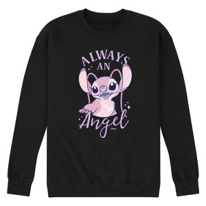Men's - Disney - Lilo & Stitch Graphic Fleece Sweatshirt - 1 of 4