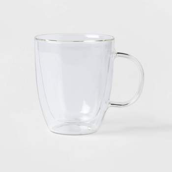 Eparé Clear Glass Coffee Mugs - 12 oz Clear Transparent Tea Cups & Coffee  Glasses - Clear Coffee Mug…See more Eparé Clear Glass Coffee Mugs - 12 oz