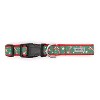 Holiday Candy Cane Adjustable Dog Collar - The Worthy Dog - 2 of 3