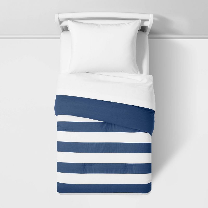 Toddler Rugby Striped Kids' Comforter - Pillowfort™, 2 of 4