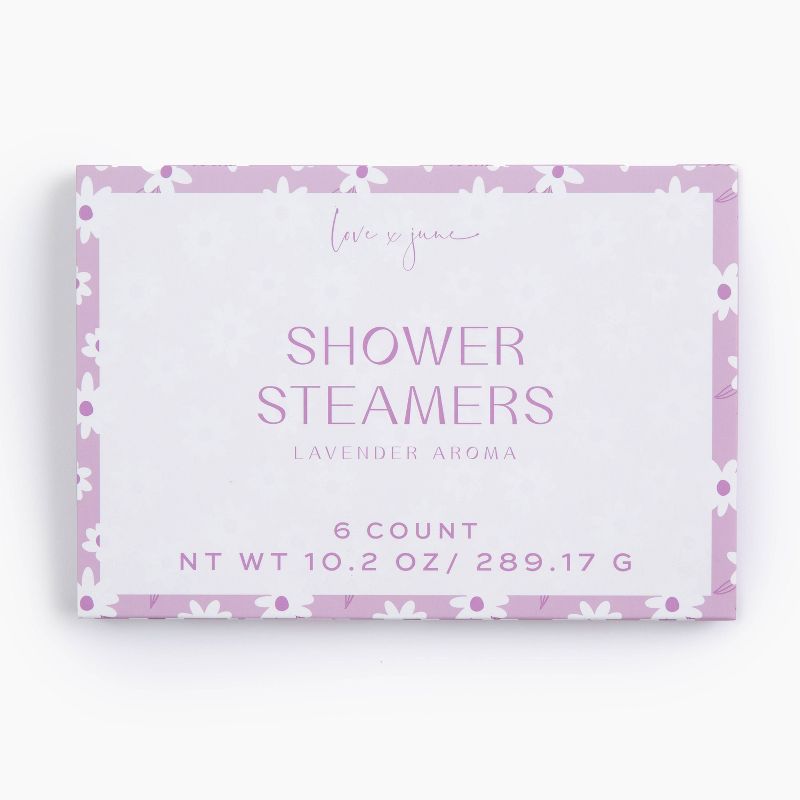 6ct/10.2oz Lavender Shower Steamers, 3 of 5